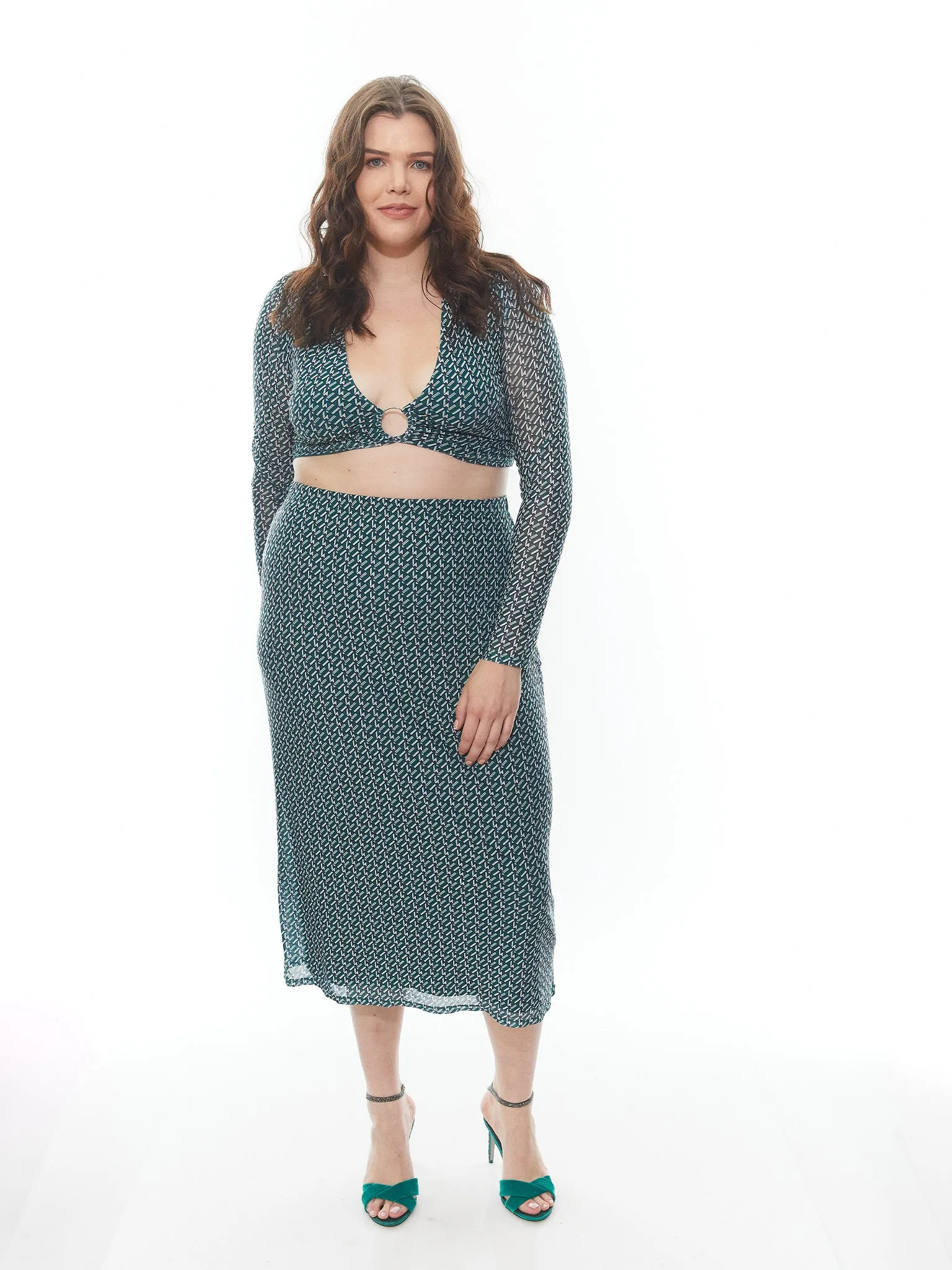 03 PRINT MESH SKIRT
