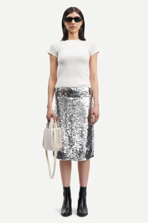 Angy Skirt 15036 Silver