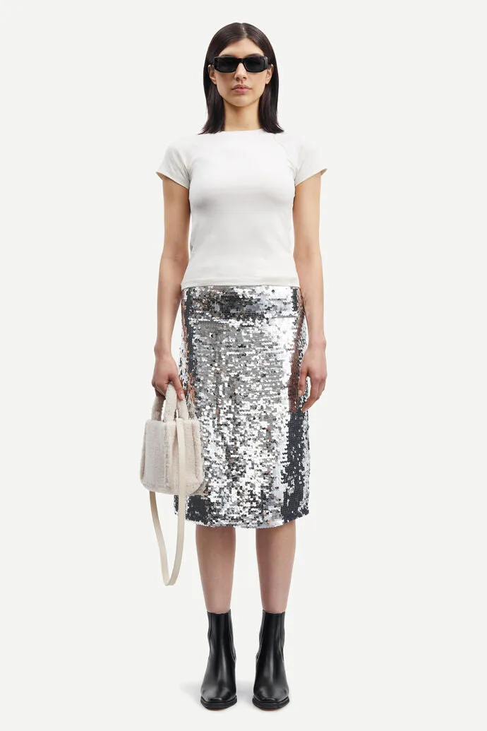 Angy Skirt 15036 Silver