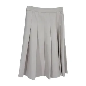ASPECT STRETCH LEATHER PLEATING SKIRT