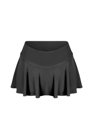 Bria Mini Tennis Skirt (Black)