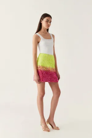 Calypso Ombre Mini Skirt