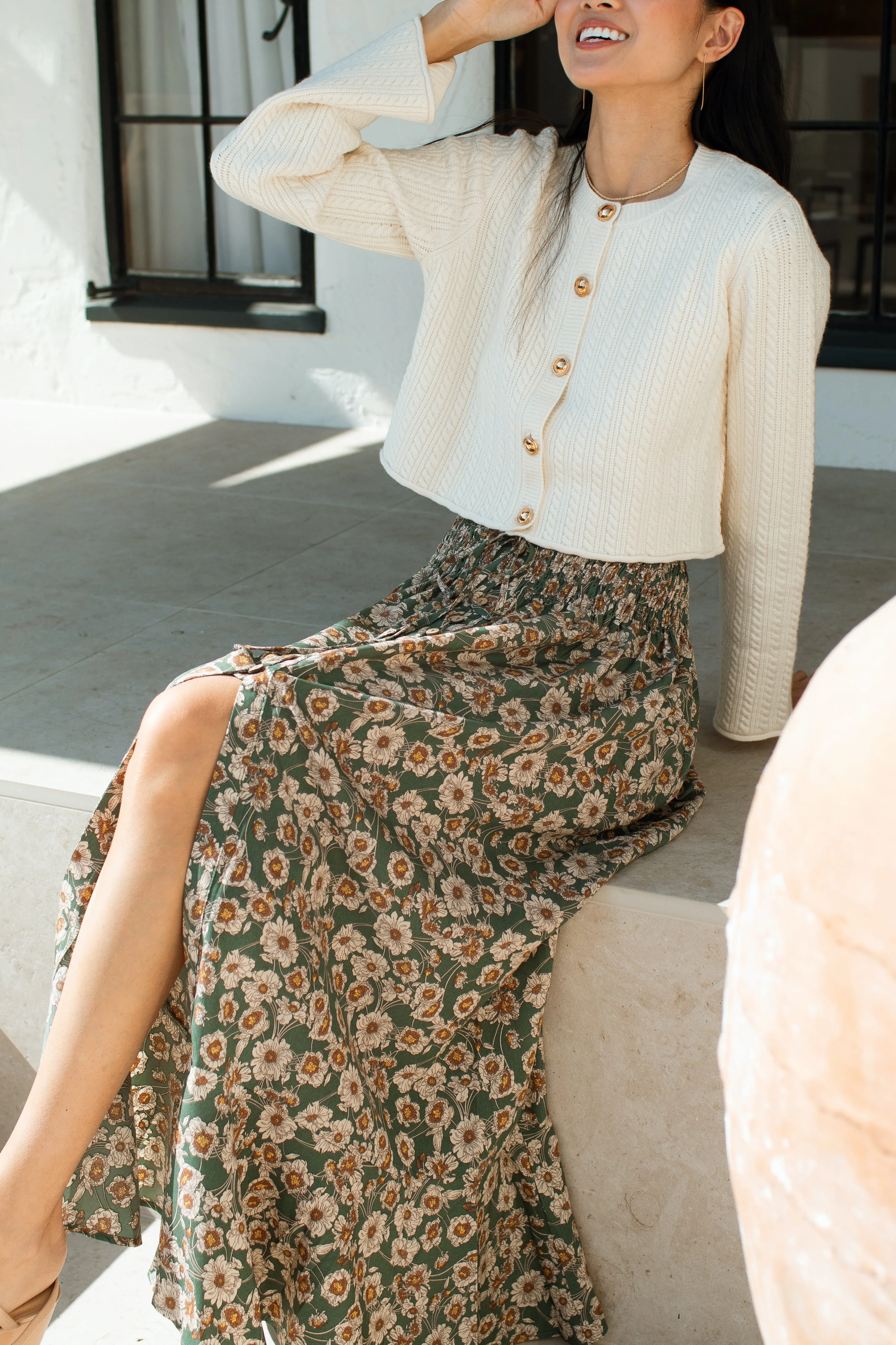 Delphine Elegant Pleated Skirt