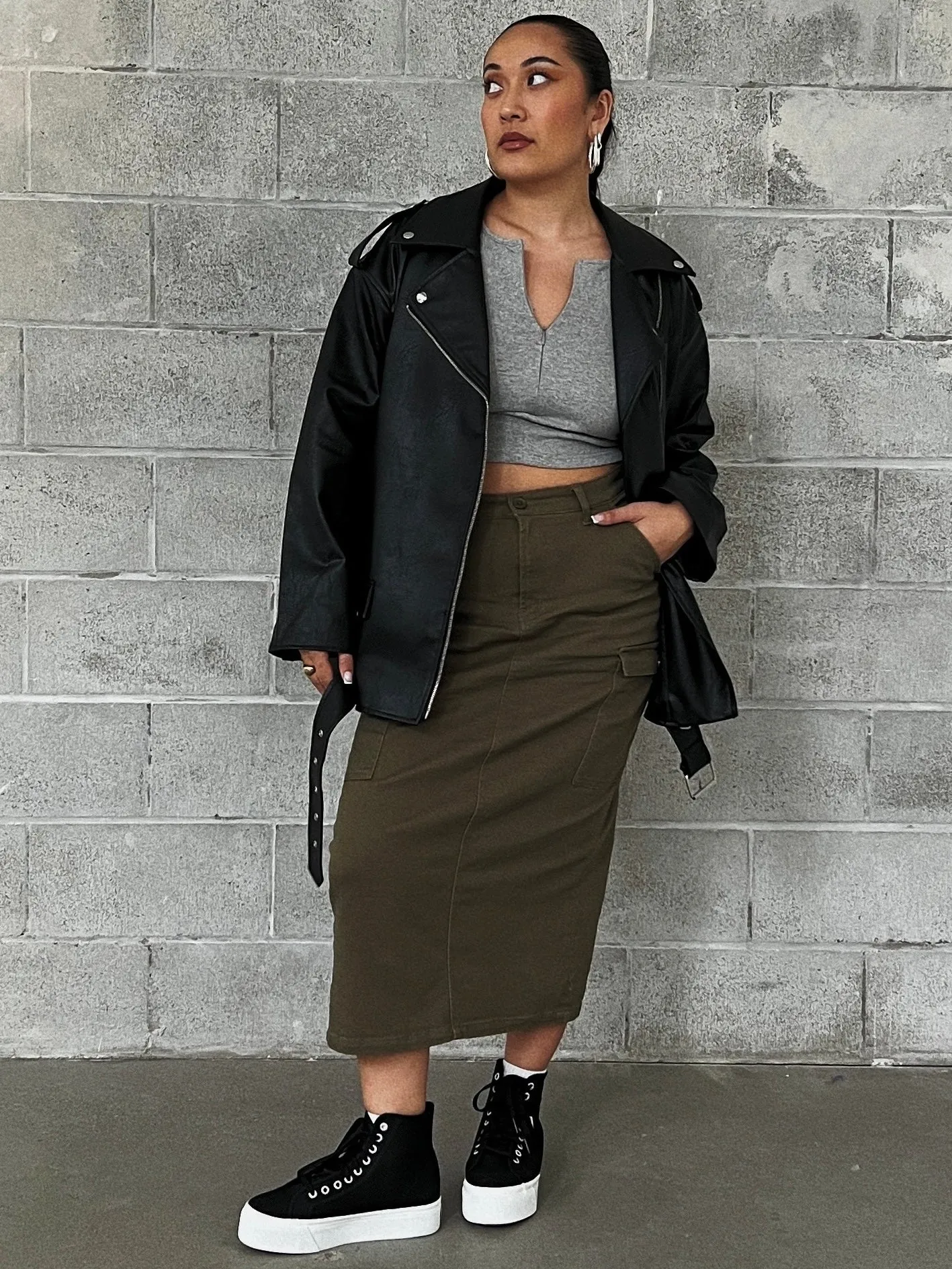 DEX Utility Maxi Skirt