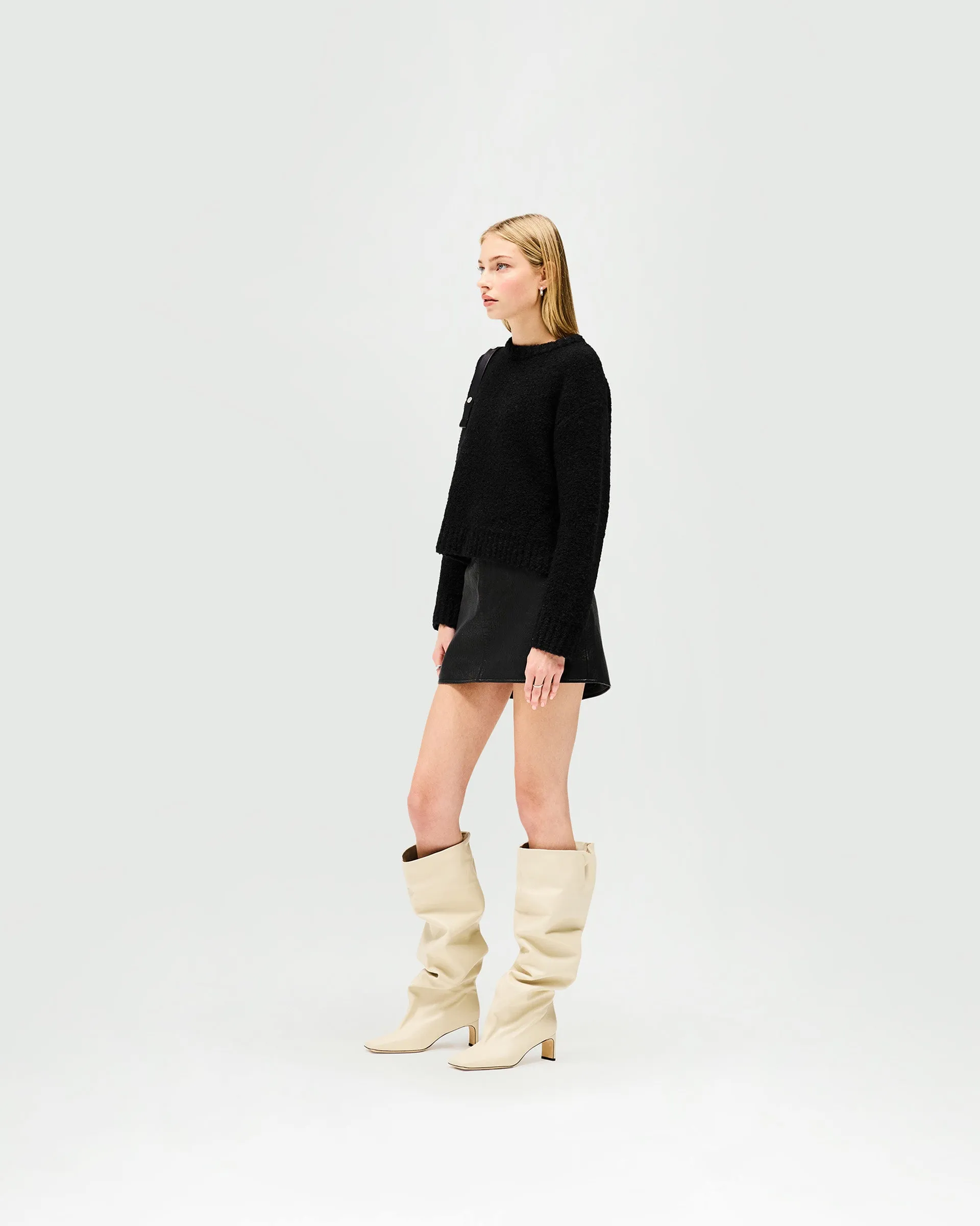 Drive Skirt - Jet Black