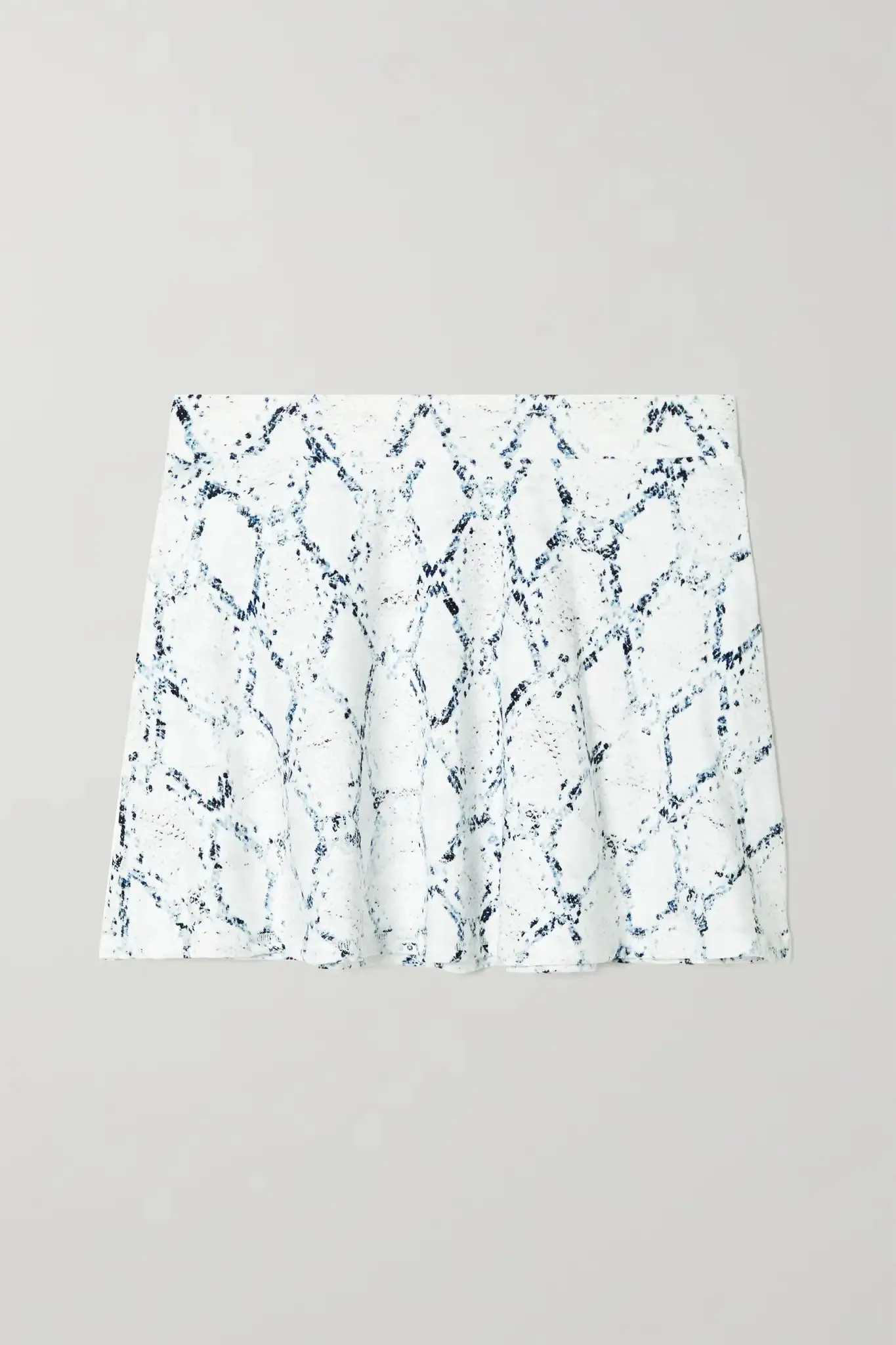 Floyd snake-print stretch-jersey tennis skirt