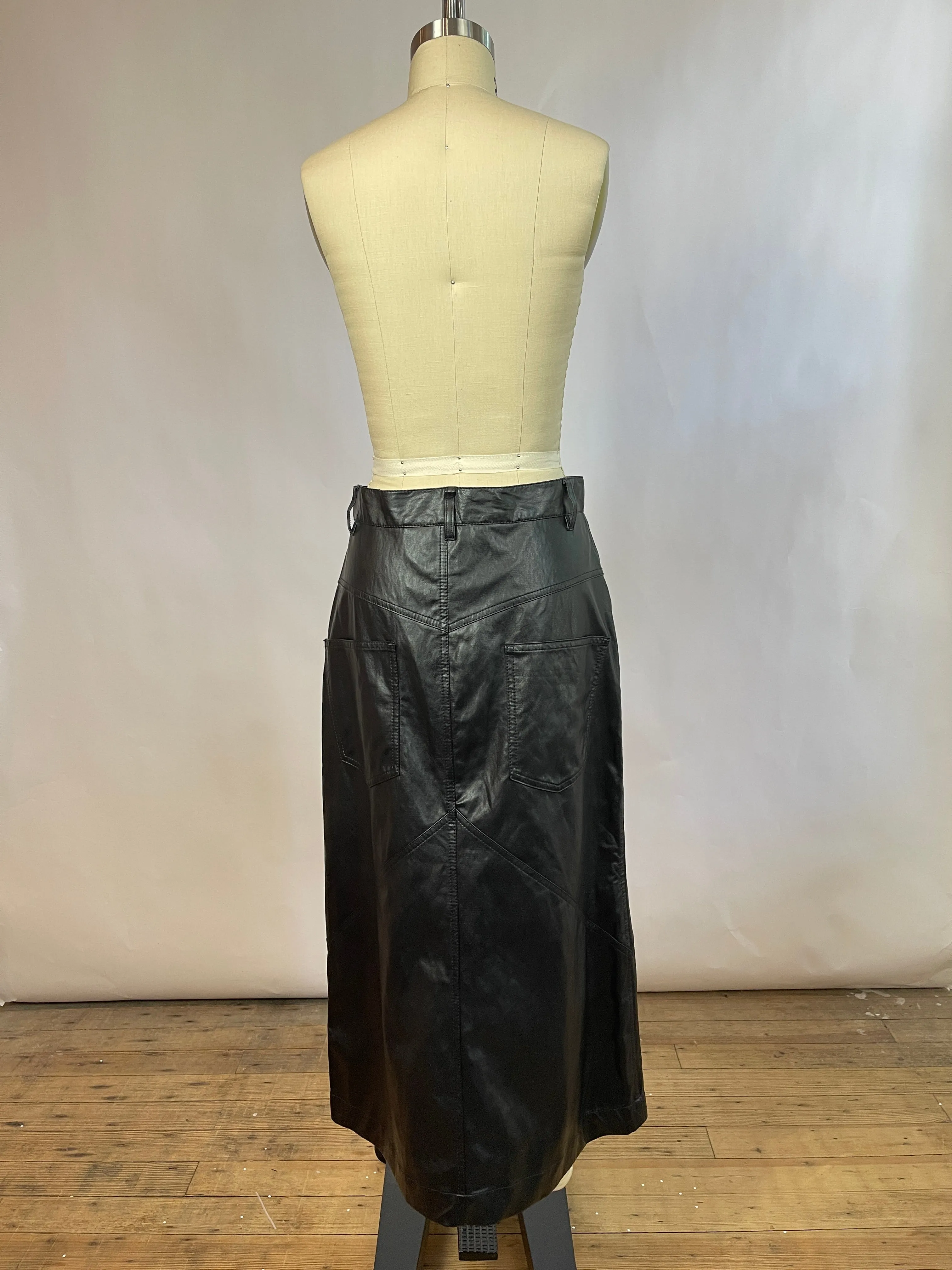 Isabel Marant Cecilia Faux Leather Skirt - Size 40/M, Chic and Modern