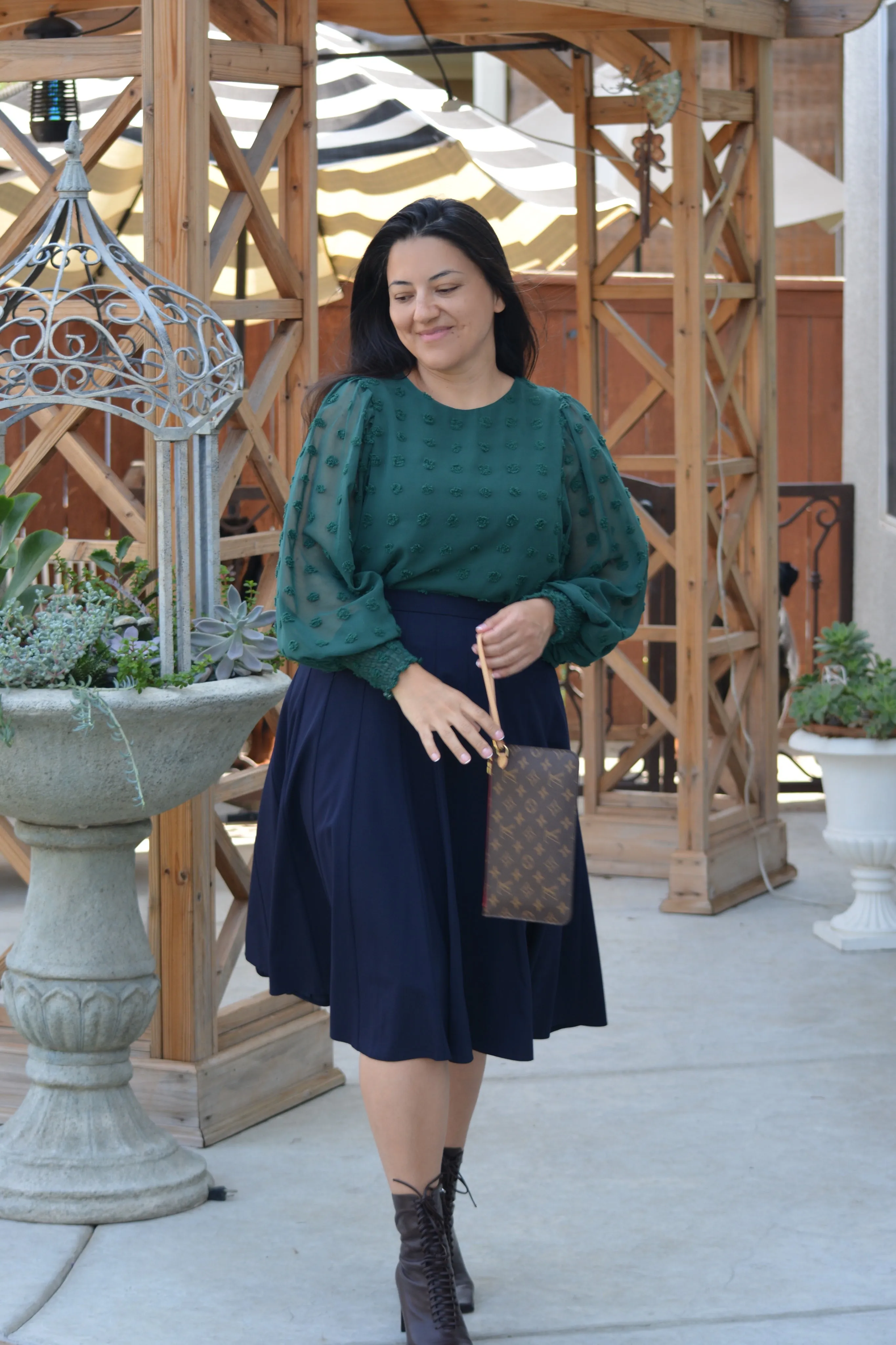 Jay Navy Skirt