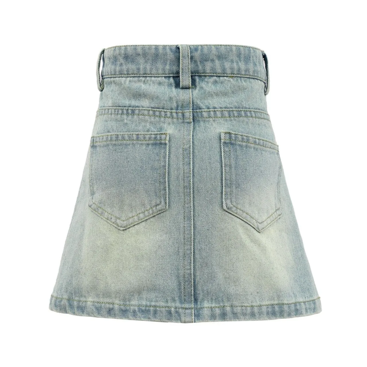 Lola   The Boys Cutie Bows Denim Skirt