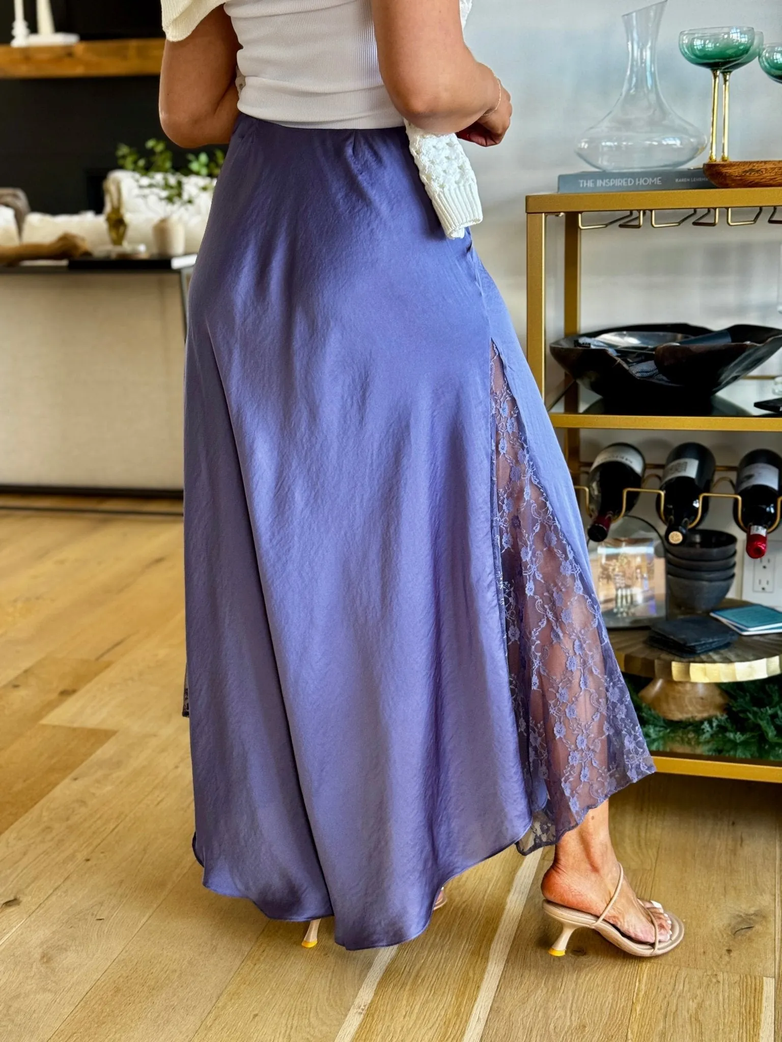 Make You Mine Half Slip (Heron) by Free People