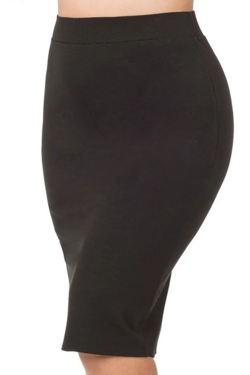 Penelope Black Pont Skirt