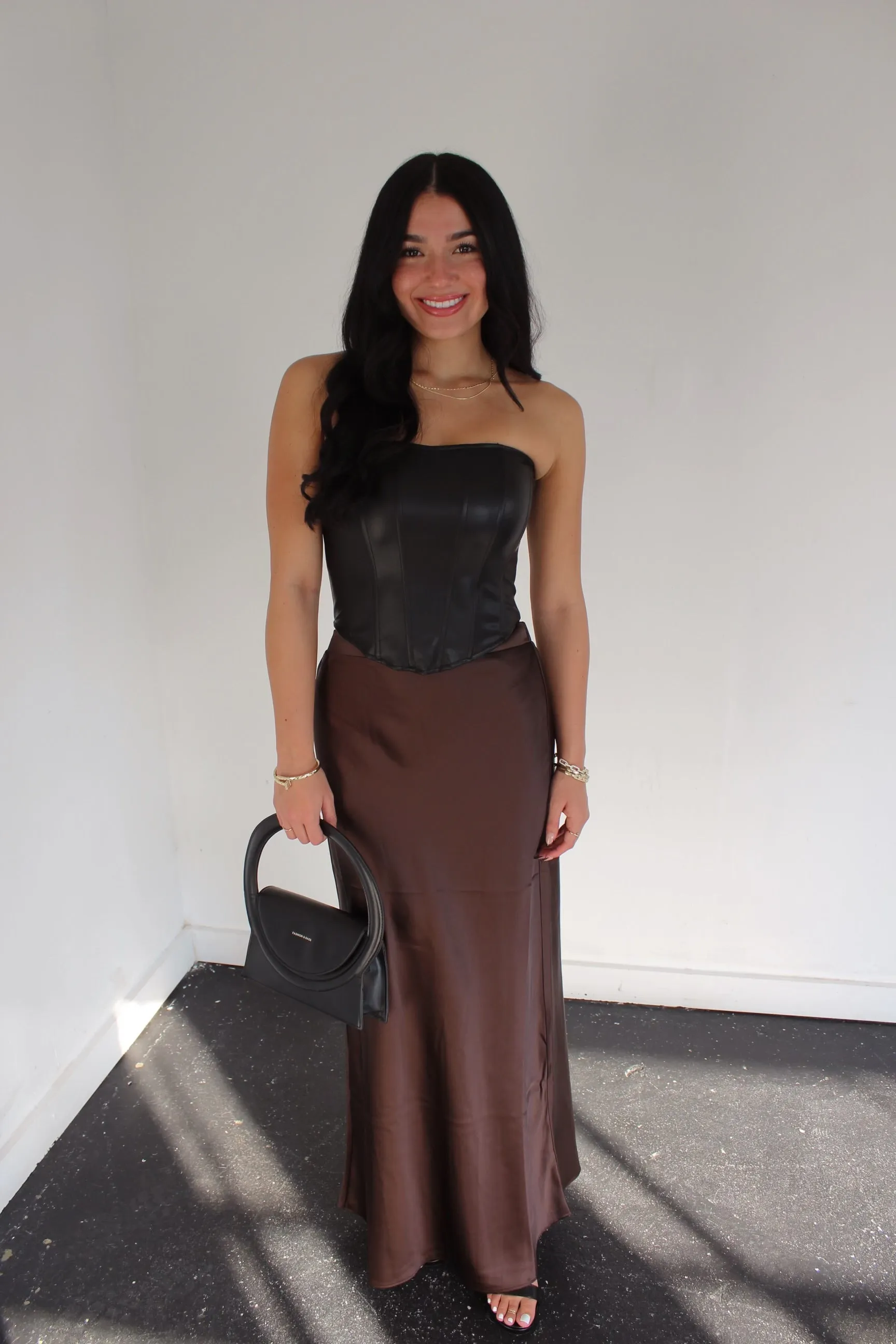 Satin Maxi Skirt