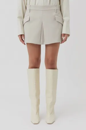 Simona Mini Skirt Oyster