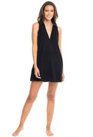 SLEEVELESS TENNIS DRESS - TERRY